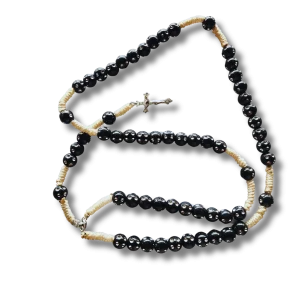 Glassy Ceramic Beads Rosary