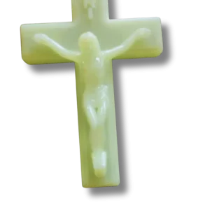 Glowing Plastic Crucifix Without Base