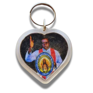 Glassy Keyholder with Love Shape