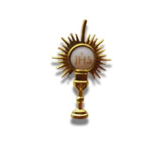 Pin-up Monstrance Breast Pin for Cloth