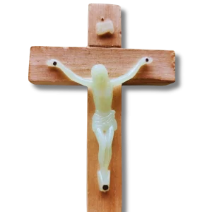 Illuminated Wooden Crucifix without base