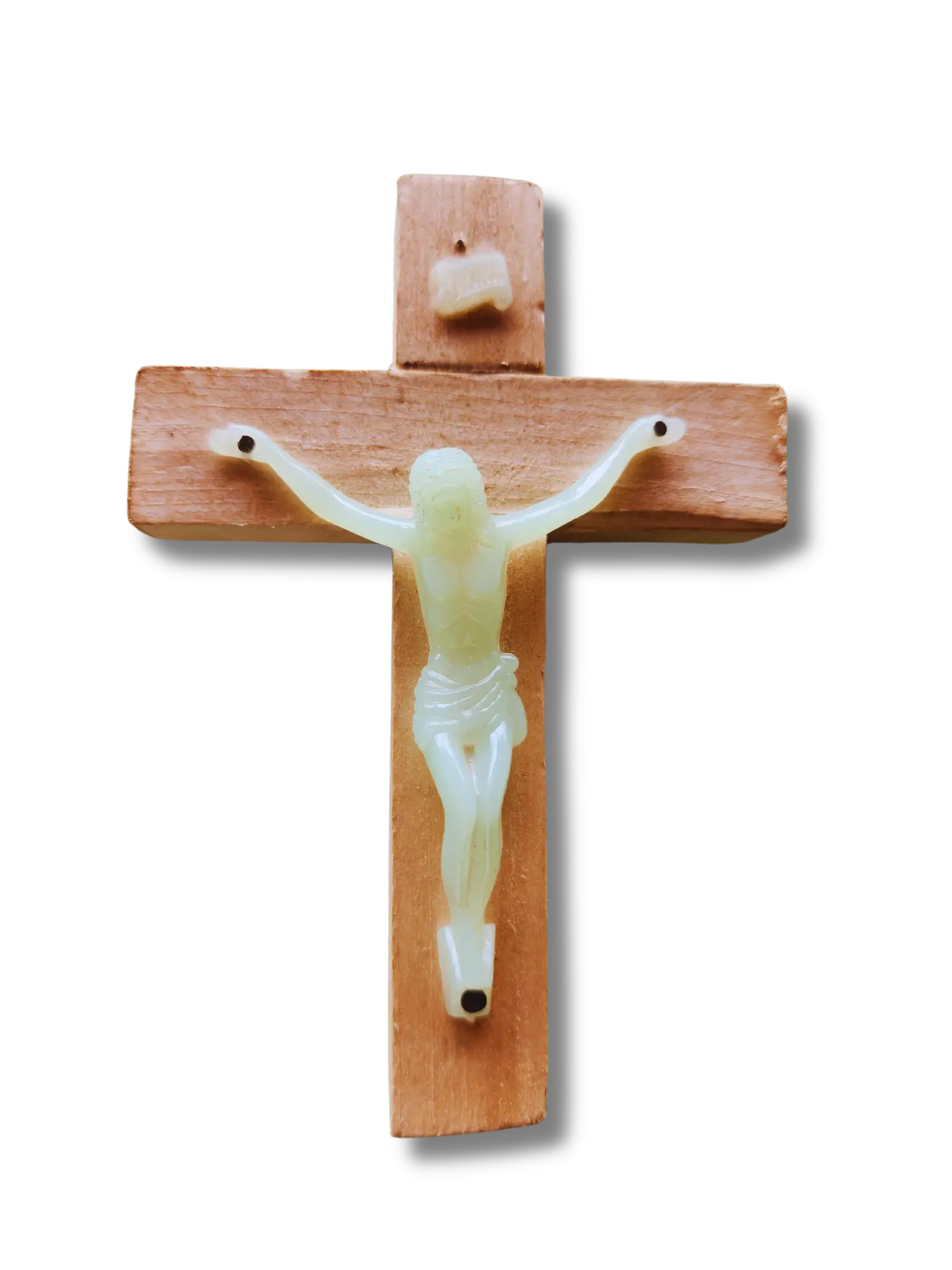 Illuminated Wooden Crucifix without base